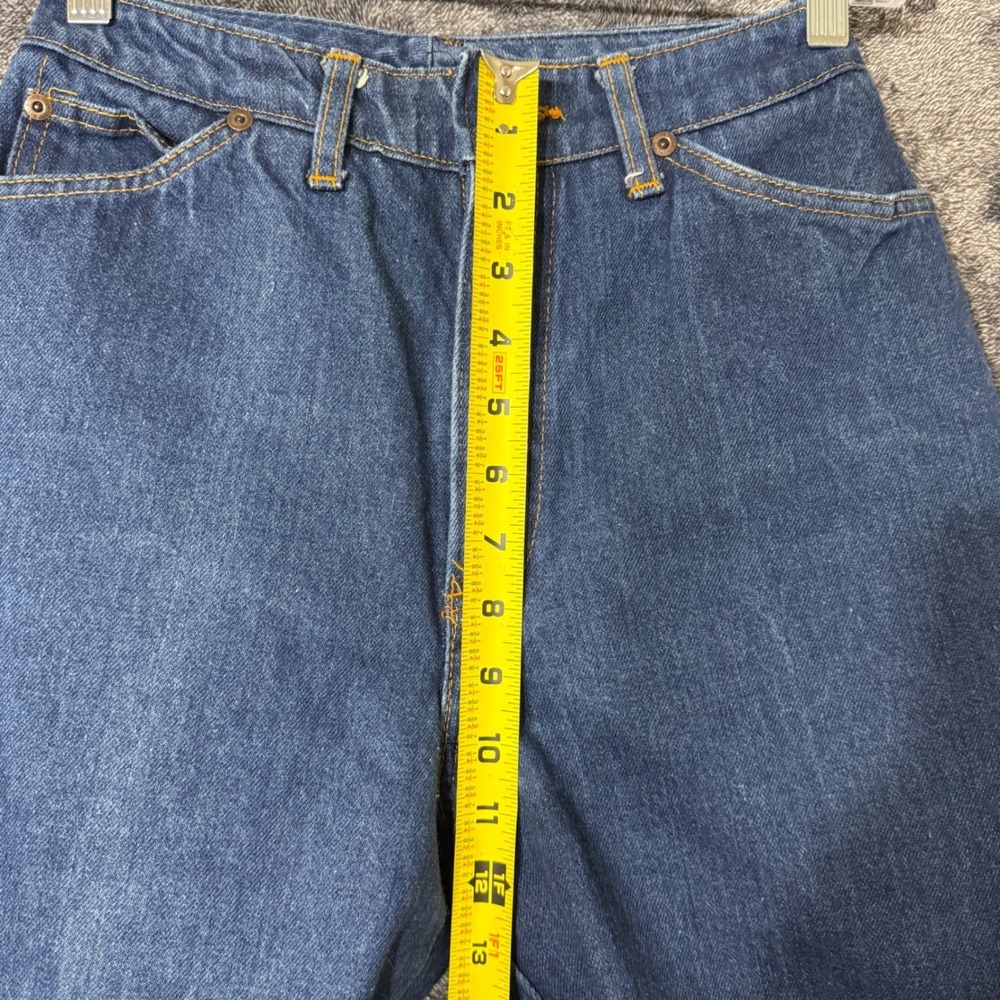 Vintage 80s‎ Chic H.I.S Denim MOM Jeans High-Waisted Women Size 25" Blue Western - Picture 6 of 10